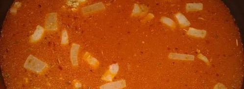 гороховый суп с колбасным сыром. Шаг 14