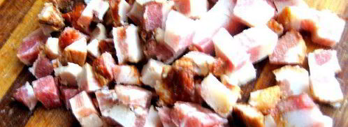 гороховый суп с копченостями и тыквой. Шаг 12