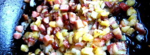 гороховый суп с копченостями и тыквой. Шаг 14