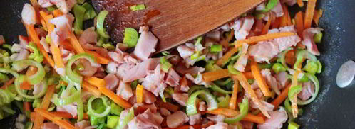 гороховый суп с копченостями. Шаг 7