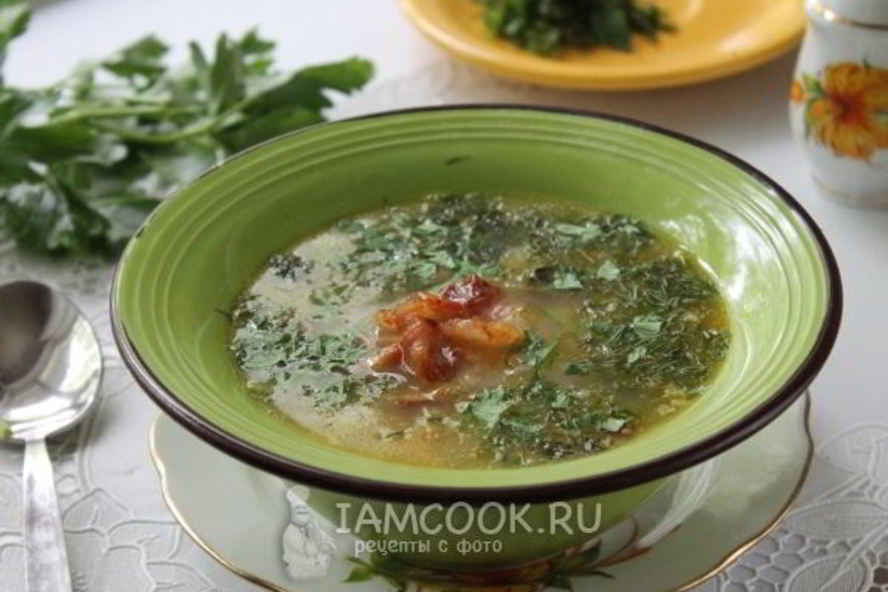 Рецепт горохового супа с копченым салом