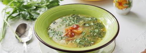 гороховый суп с копченым салом. Шаг 12