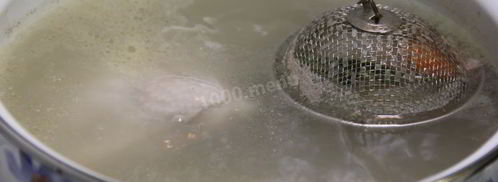 гороховый суп с копчеными ребрышками и курицей. Шаг 3