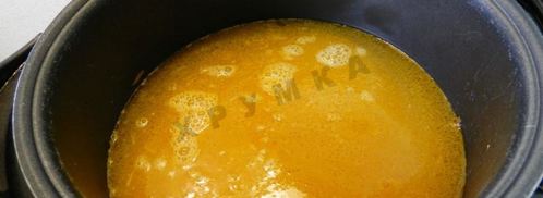 гороховый суп с копчеными ребрышками в мультиварке. Шаг 6