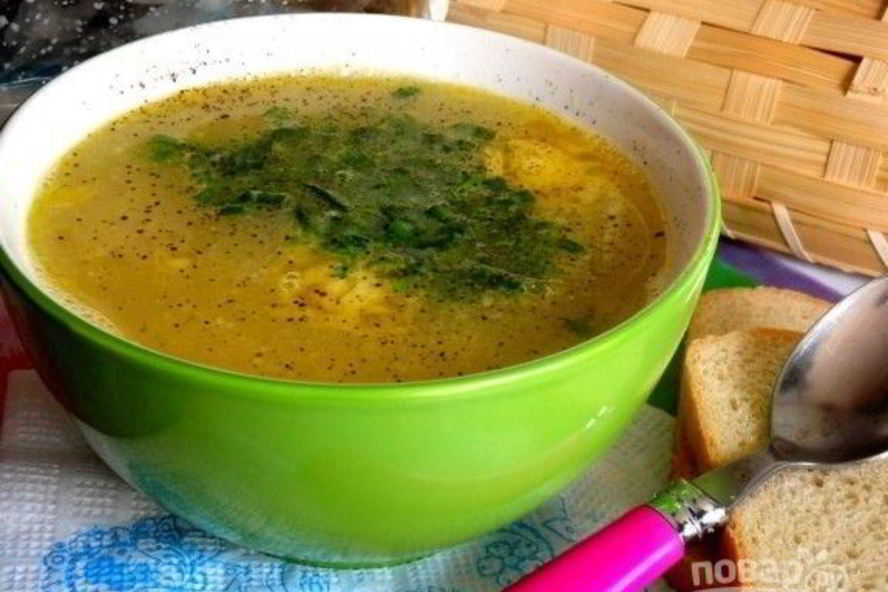 Рецепт горохового супа с копчеными ребрышками