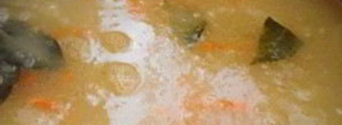 гороховый суп с копчеными ребрышками. Шаг 4