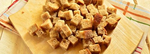 гороховый суп с курицей и сухариками. Шаг 5