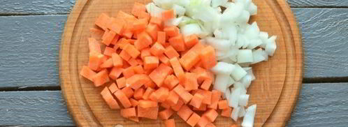 гороховый суп с курицей в мультиварке. Шаг 4