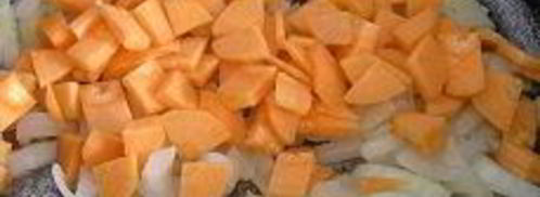 гороховый суп с мидиями. Шаг 3