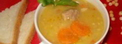 гороховый суп с мясом в мультиварке. Шаг 5