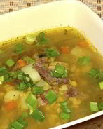 Гороховый суп с ребрышками в мультиварке