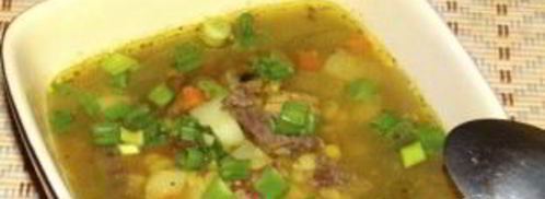 гороховый суп с ребрышками в мультиварке. Шаг 5