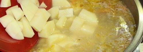 гороховый суп с рулетиками. Шаг 4