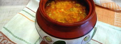 гороховый суп с тушенкой. Шаг 13