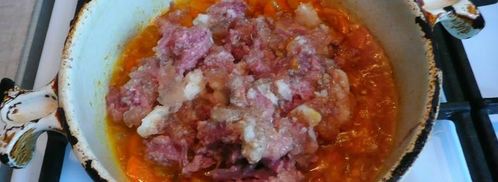 гороховый суп с тушенкой. Шаг 8