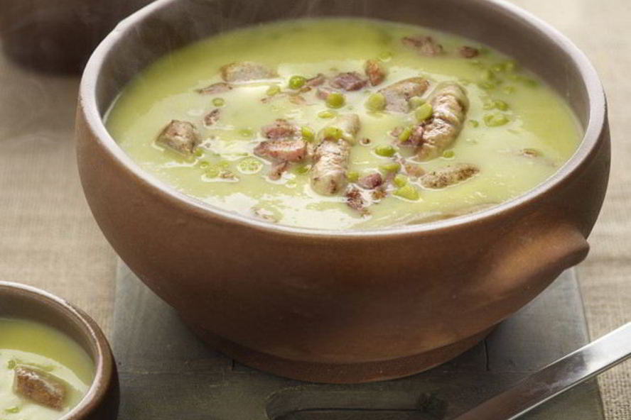 Рецепт горохового супа со свининой