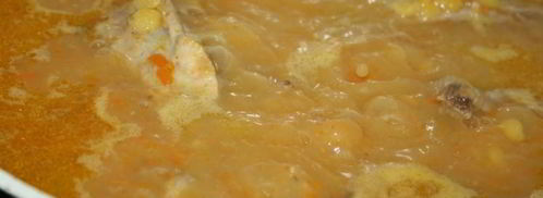 гороховый суп со свиными ребрышками. Шаг 7