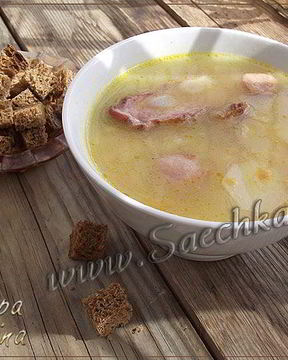 Гороховый суп в мультиварке