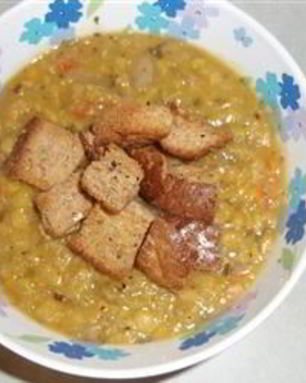 Постный гороховый суп