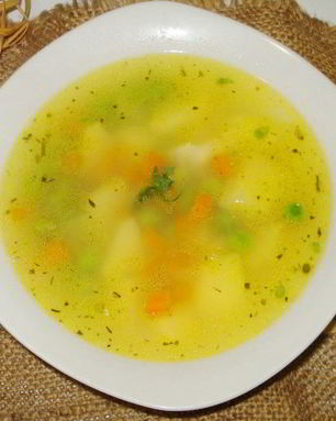 Суп гороховый постный