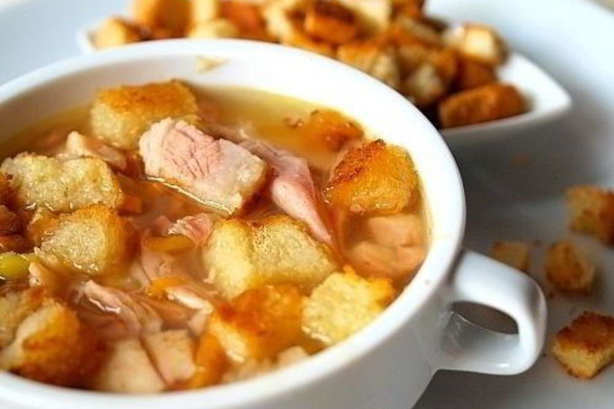 Рецепт супа горохового с копченостями в мультиварке