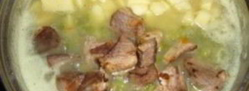 суп из баранины и гороха. Шаг 5