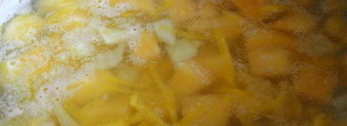 суп из зеленого гороха с репой. Шаг 7