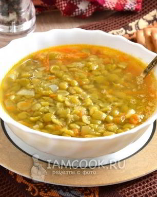 Вегетарианский гороховый суп