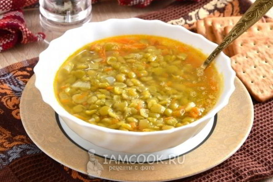 Рецепт вегетарианского горохового супа