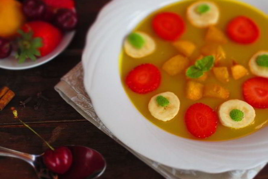 Рецепт фруктово-ягодного холодный суп