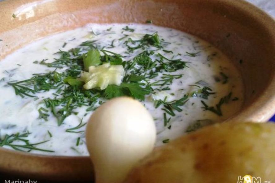 Рецепт холодника из кефира по-белорусски