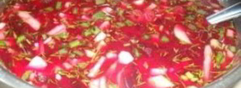 холодник из консервированной свеклы. Шаг 6