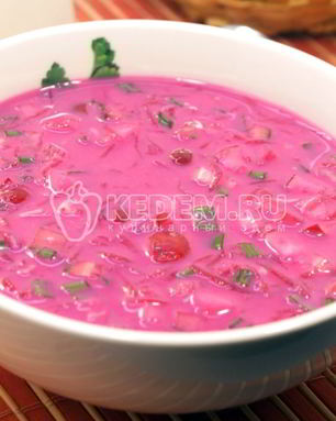 Холодник из свеклы