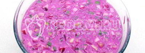 холодник из свеклы. Шаг 6