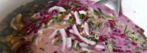 холодник на кефире со свеклой. Шаг 5