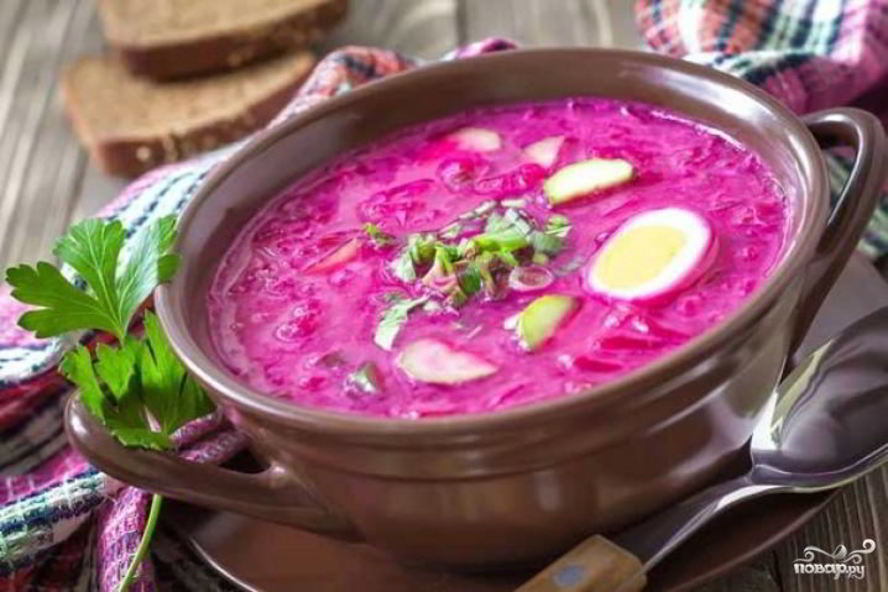 Рецепт холодника со свеклой