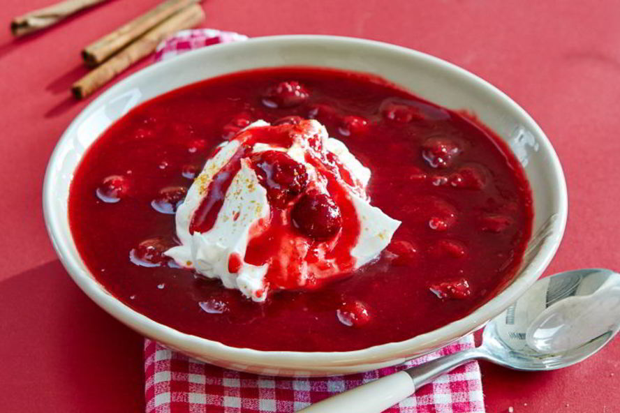 Рецепт холодного черешневого супа