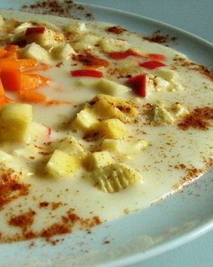 Холодный овсяный суп