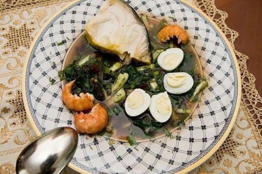 Рецепт холодного супа ботвинья