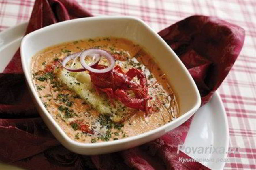 Рецепт холодного супа из раков