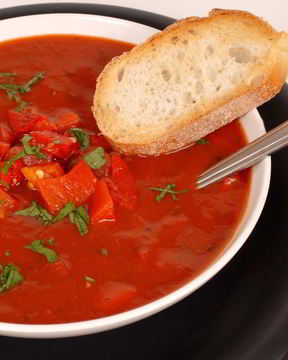 Холодный томатный суп
