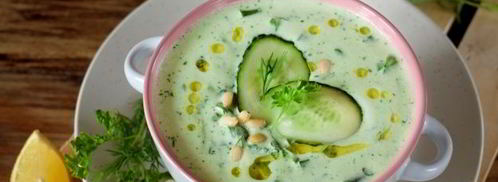 суп таратор на кефире. Шаг 12