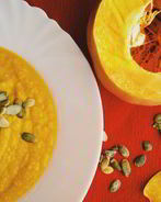 Крем-суп из тыквы с имбирем