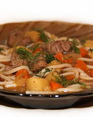 Лагман из конины