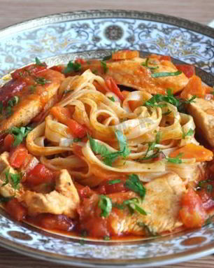 Лагман из курицы