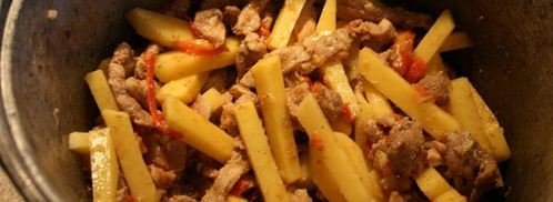 лагман из свинины. Шаг 14