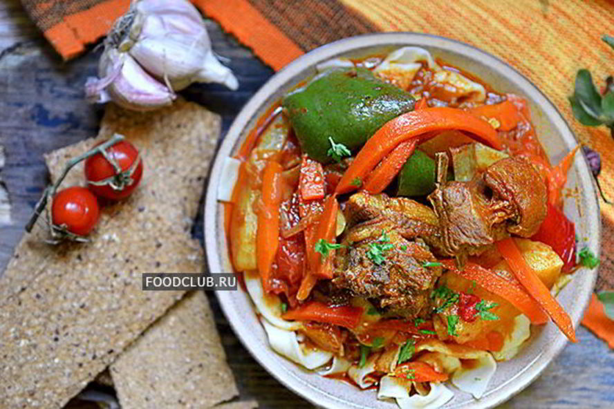 Рецепт лагмана по-арабски