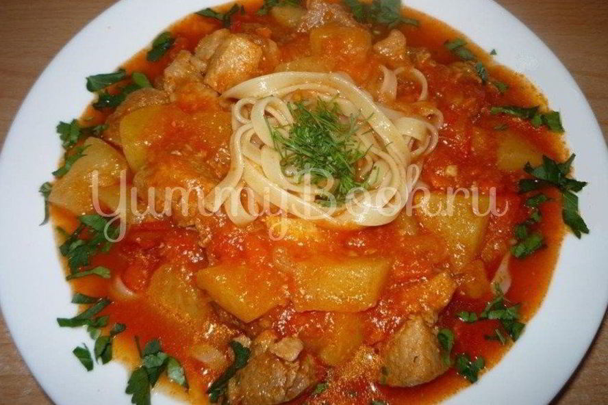 Рецепт лагмана по-домашнему из мультиварки