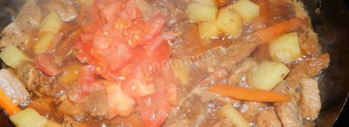 лагман по-татарски из баранины. Шаг 13