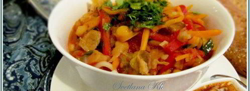 лагман по-уйгурски. Шаг 14